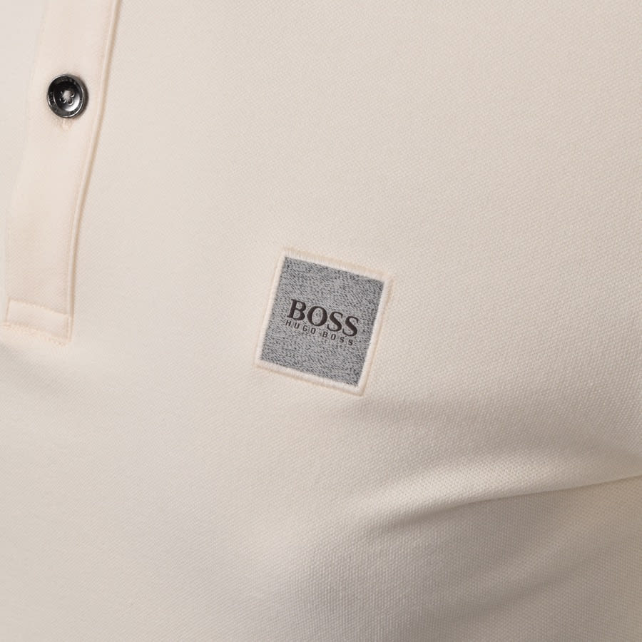 Alternative Image for ProductBOSS Passenger Short Sleeved Polo T Shirt Beige3